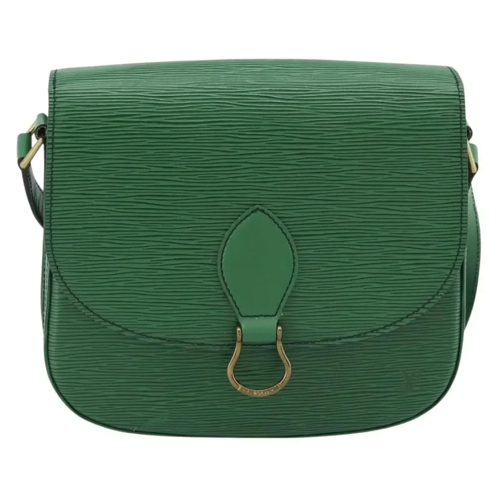 Louis Vuitton Epi Saint Cloud GM Shoulder Bag Green